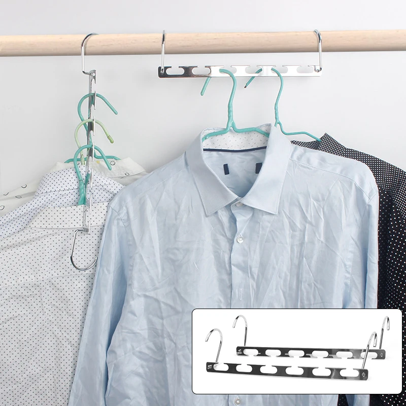 6 Holes Convenient Drying Rack Homewares Storage Shelf Metal Multifunctional Hanging Clothes Rack Simple Space Saving Hanger
6 Holes Convenient Drying Rack Homewares Storage Shelf Metal Multifunctional Hanging Clothes Rack Simple Space Saving Hanger