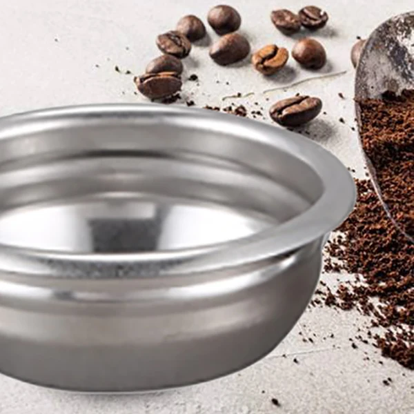 58mm Reusable Filter Basket Stainless Steel Double Doses Filter Cup Coffee Machine Filter Basket Bottomless Filter
58mm Reusable Filter Basket Stainless Steel Double Doses Filter Cup Coffee Machine Filter Basket Bottomless Filter