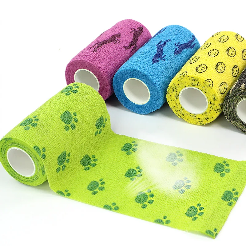 12 pcs Printed Sports Knee Protector 4.5m Medical Therapy Elastic Bandage Colorful Self Adhesive Wrap Tape for Finger Joint Pet
12 pcs Printed Sports Knee Protector 4.5m Medical Therapy Elastic Bandage Colorful Self Adhesive Wrap Tape for Finger Joint Pet