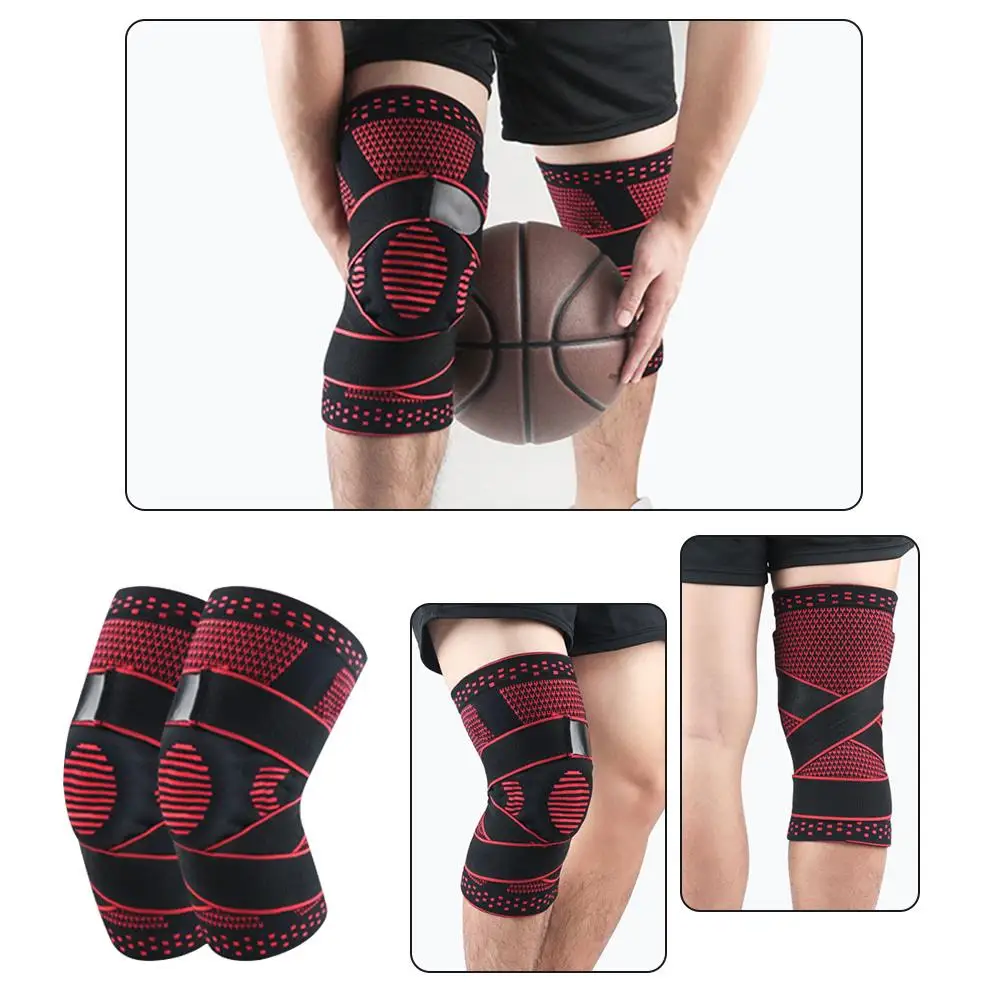 2pcs Silicone Non-Slip Knee Sleeves Support Protector Non-Slip Knee Brace Compression Spring Knee Brace Strap Arthritis Kneepads
2pcs Silicone Non-Slip Knee Sleeves Support Protector Non-Slip Knee Brace Compression Spring Knee Brace Strap Arthritis Kneepads