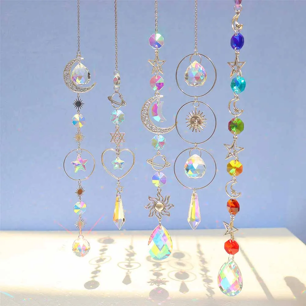 Хрустальная подвесная люстра в виде шестиугольной звезды, освещение, радужная занавеска, украшение, аксессуары для фотографий 
Хрустальная подвесная люстра в виде шестиугольной звезды, освещение, радужная занавеска, украшение, аксессуары для фотографий