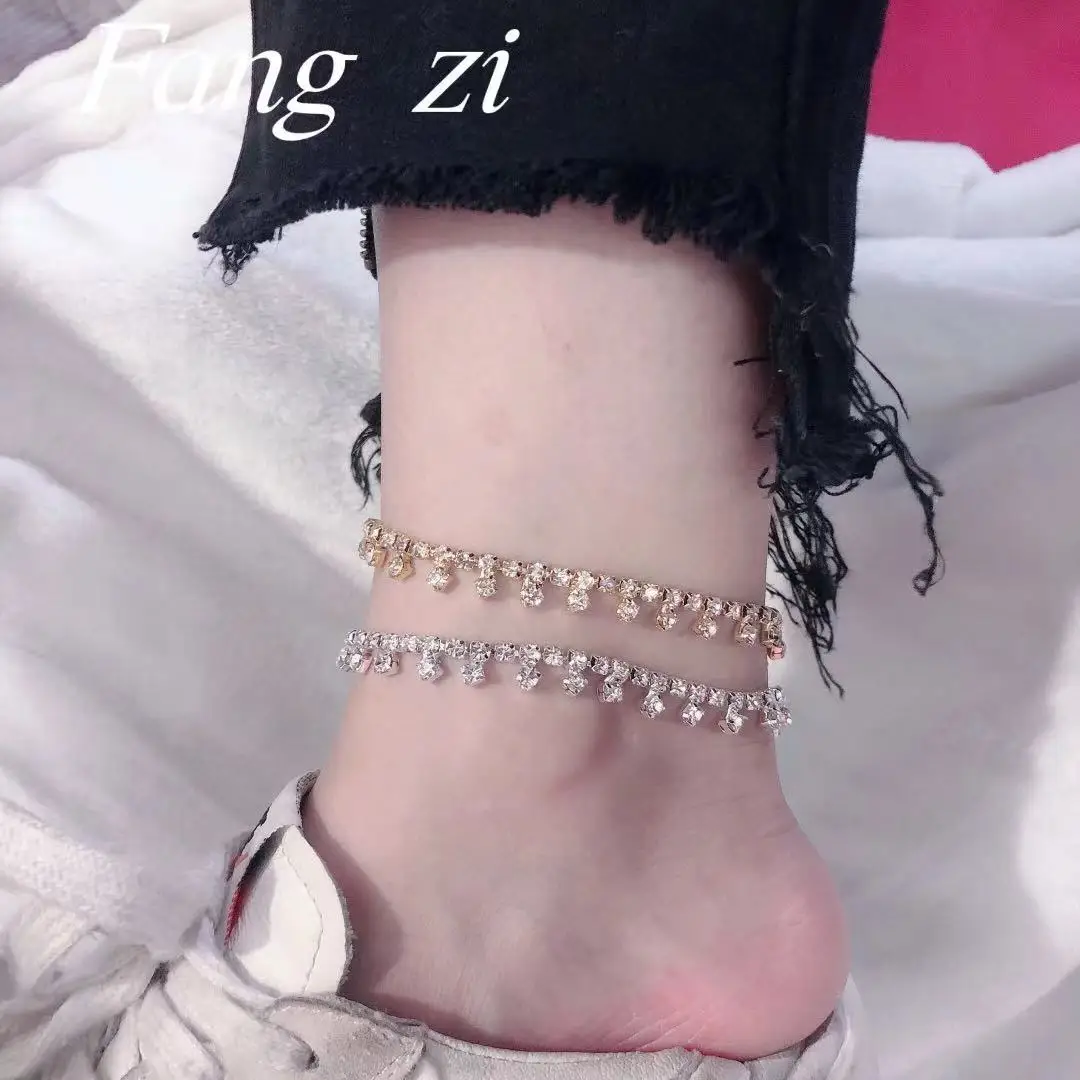 New fashion women's shining Rhinestone pendant Anklet Bracelet beach sexy charm Crystal Anklet jewelry high heels accessories
New fashion women's shining Rhinestone pendant Anklet Bracelet beach sexy charm Crystal Anklet jewelry high heels accessories