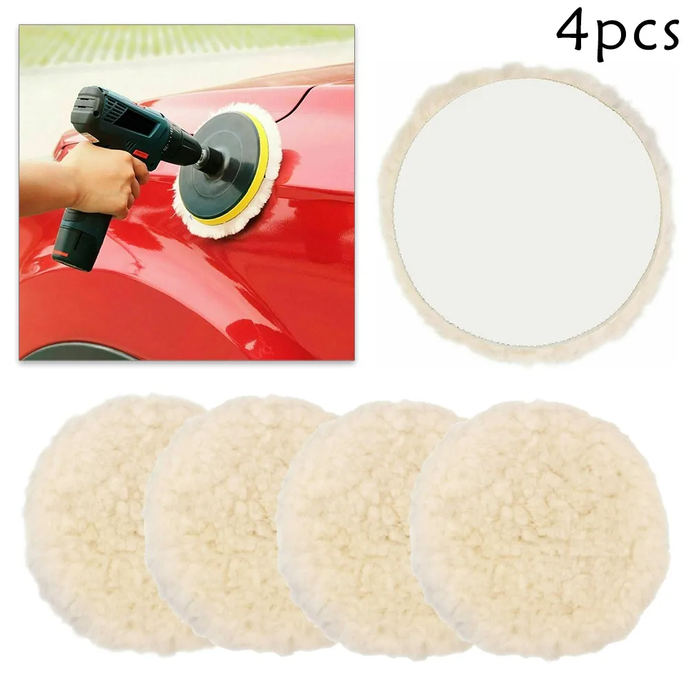 4PCS 3inch Wool Waxing Buffing Polishing Pad Bonnets Sanding Car Buffer Plate Wool Buffing Polishing Pads
4PCS 3inch Wool Waxing Buffing Polishing Pad Bonnets Sanding Car Buffer Plate Wool Buffing Polishing Pads