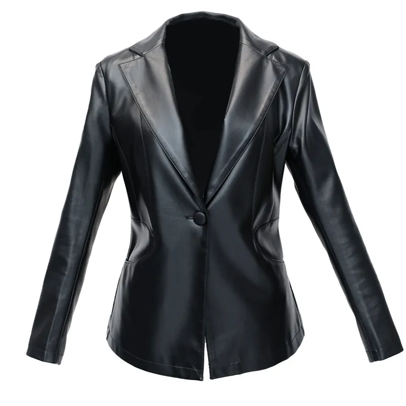 2020 Autumn Women Leather Blazer Single Button Plus Size PU Yellow Leather Jacket Slim Short Faux Leather Coat Women Blazer 5XL
2020 Autumn Women Leather Blazer Single Button Plus Size PU Yellow Leather Jacket Slim Short Faux Leather Coat Women Blazer 5XL