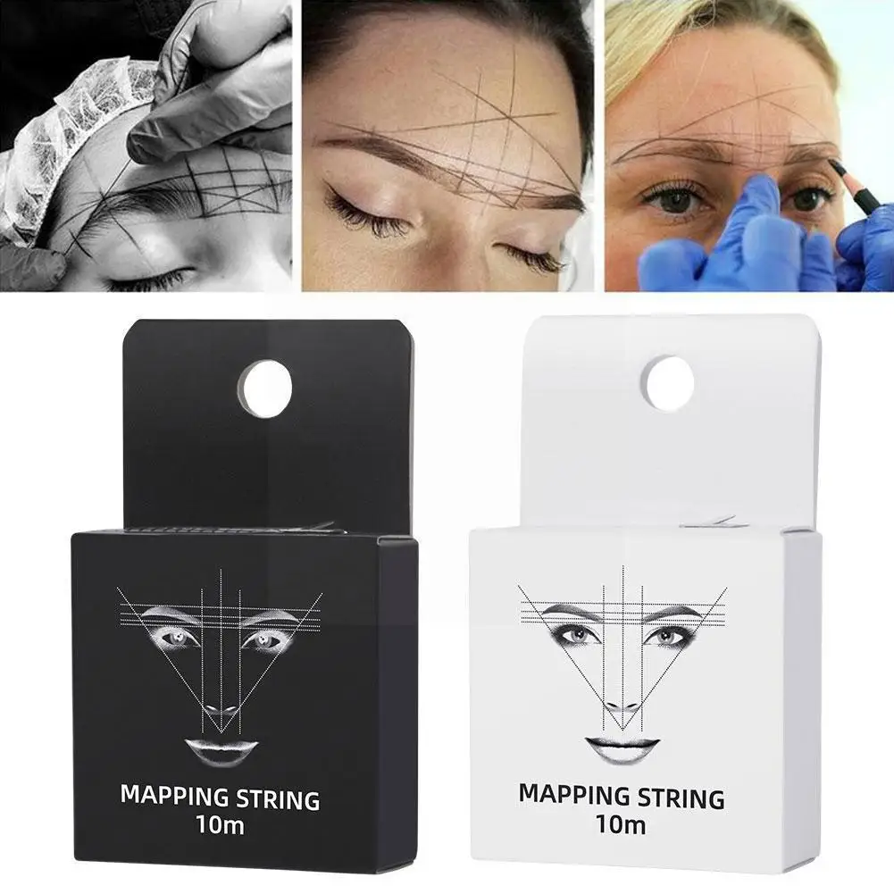10m Tattoo thread Eyebrow Marker thread Tattoo Brows Pre-Inked Thread String makeup Mapping Inked Point Eyebrow Tattoo Pre L3A9
10m Tattoo thread Eyebrow Marker thread Tattoo Brows Pre-Inked Thread String makeup Mapping Inked Point Eyebrow Tattoo Pre L3A9