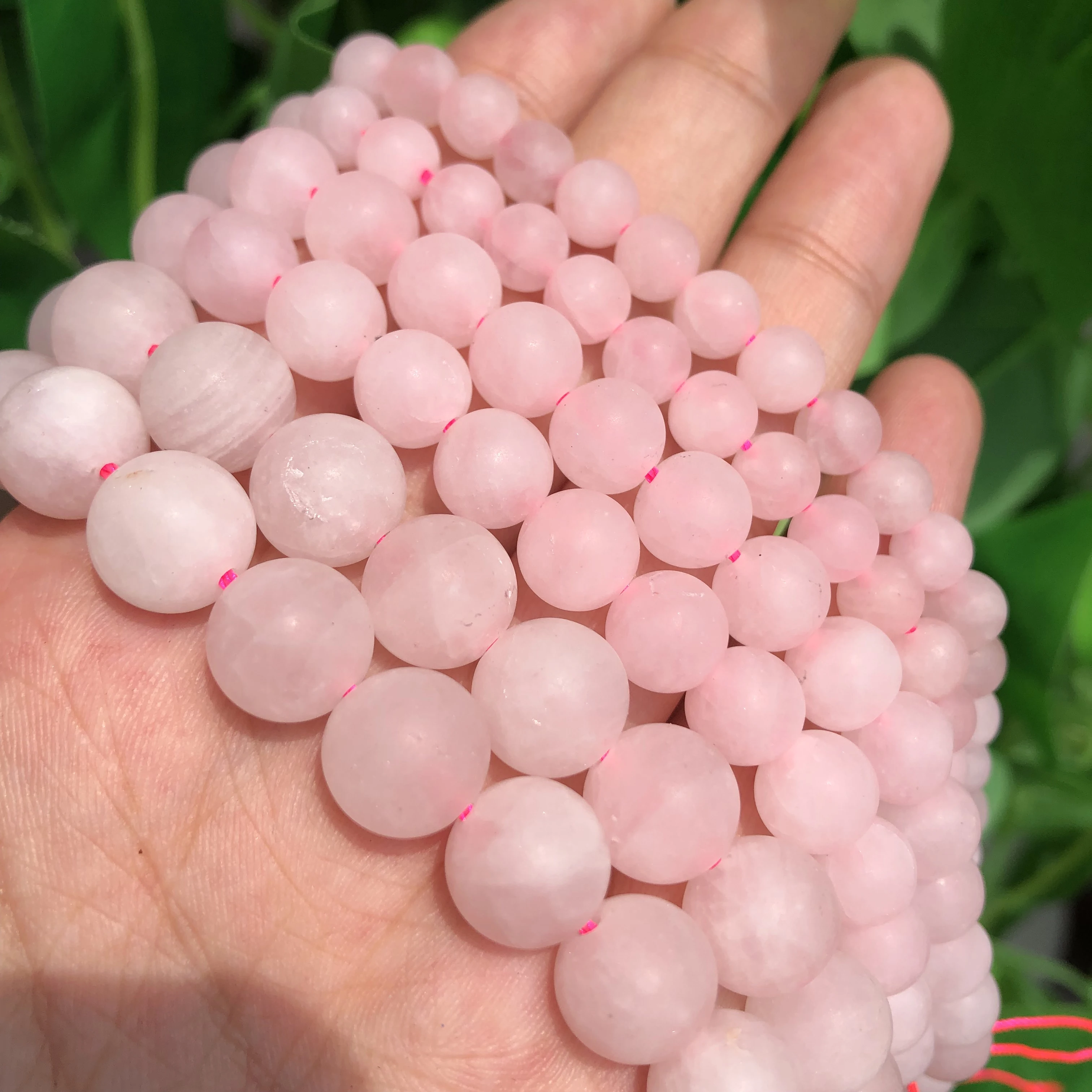 4/6/8/10mm Natural Stone Matte Rose Quartz Beads Frosted Pink Crystal Round Loose Beads For Jewelry Making DIY Charms Bracelets
4/6/8/10mm Natural Stone Matte Rose Quartz Beads Frosted Pink Crystal Round Loose Beads For Jewelry Making DIY Charms Bracelets
