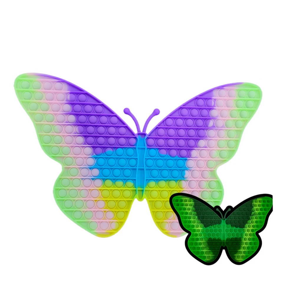 Silicone Large Luminous Butterfly Push Bubble Sensory Squeezing Toy Anti-stress Relaxing Push Bubble Sensory Fidget Toys
Silicone Large Luminous Butterfly Push Bubble Sensory Squeezing Toy Anti-stress Relaxing Push Bubble Sensory Fidget Toys