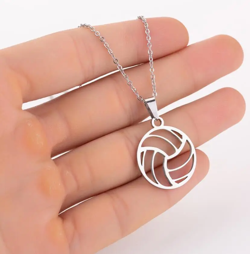 2021 New Stainless Steel Football Pendant Necklace Fashion Jewelry for Women Men Sports Soccer Necklace Fan Gifts Accessories
2021 New Stainless Steel Football Pendant Necklace Fashion Jewelry for Women Men Sports Soccer Necklace Fan Gifts Accessories