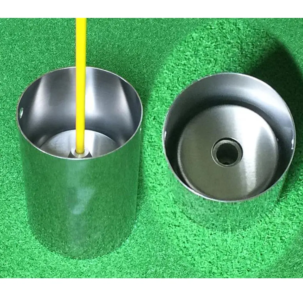 Stainless Steel Golf Training Hole Cup Putting Green Golf Practice Cup Flagstick Holder Accessories
Stainless Steel Golf Training Hole Cup Putting Green Golf Practice Cup Flagstick Holder Accessories