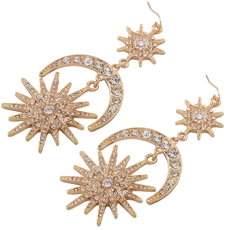 CX European and American Style New Five-Pointed Star Rhinestone Six-Pointed Star Earrings Exaggerated Exquisite Oversized
CX European and American Style New Five-Pointed Star Rhinestone Six-Pointed Star Earrings Exaggerated Exquisite Oversized