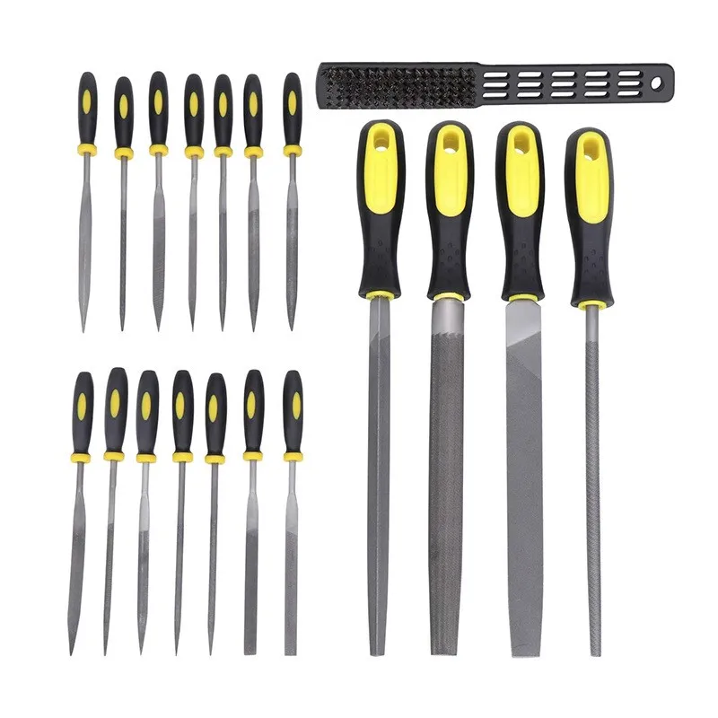 20pcs Steel File Tool Set File Set Double Pattern File Kit Flat Triangle Half-round Round File Hand Tool Sets
20pcs Steel File Tool Set File Set Double Pattern File Kit Flat Triangle Half-round Round File Hand Tool Sets