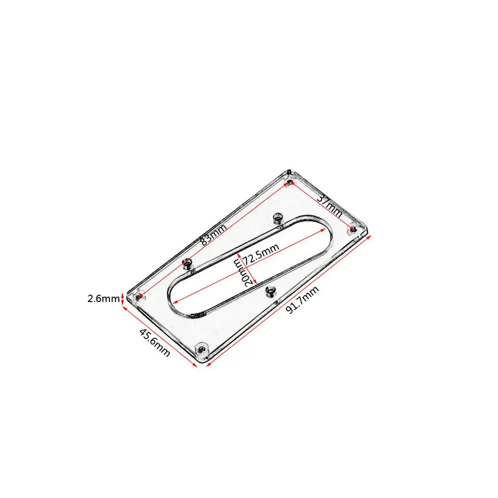 Durable Mirror Pickup Frame Mounting Ring Musical Instrument Parts for T-L Guitar
Durable Mirror Pickup Frame Mounting Ring Musical Instrument Parts for T-L Guitar