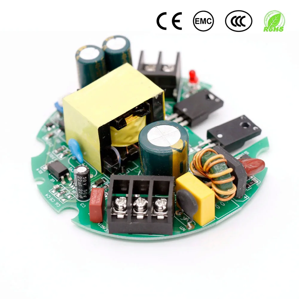 Светодиодный драйвер AC220V до DC12V 5a 8A 12a светильник s 60 Вт 100 150 круглый для источник