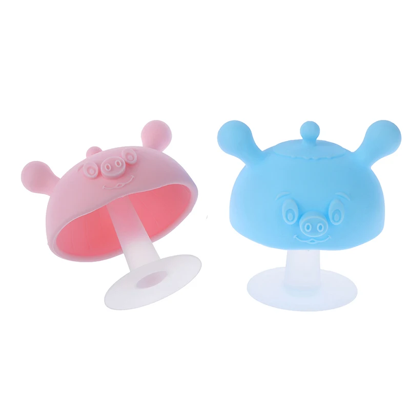 Baby Silicone Teethers Newborn Cartoon Small Mushroom Teething Toy Multifunction Chewable Teethers Infant Nursing Appease Nipple
Baby Silicone Teethers Newborn Cartoon Small Mushroom Teething Toy Multifunction Chewable Teethers Infant Nursing Appease Nipple