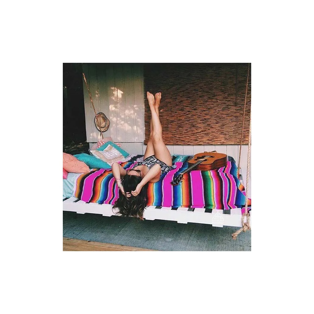 Boho Table Flag Ethnic Style Beach Blanket Beach Towel Mexican Style Blankets Picnic Blanket Handmade Striped Tassels Throw Rug
Boho Table Flag Ethnic Style Beach Blanket Beach Towel Mexican Style Blankets Picnic Blanket Handmade Striped Tassels Throw Rug