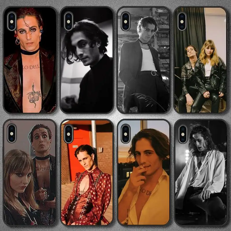 Maneskin Damiano David Phone Case For Black Soft Phone Case 5 5s se 6 6s 7 8 11 12 X Xs Xr Pro Plus Max Mini Cover
Maneskin Damiano David Phone Case For Black Soft Phone Case 5 5s se 6 6s 7 8 11 12 X Xs Xr Pro Plus Max Mini Cover