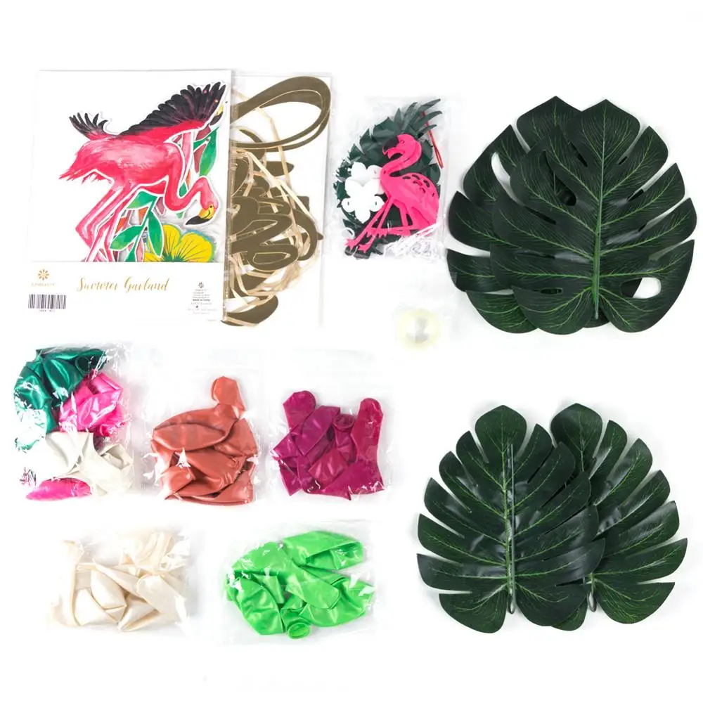 14pcs Flamingo Birthday Party Decoration Hanging Summer Banner Latex Balloons Tropical Leaves Hawaiian Theme Girl Party Supplies
14pcs Flamingo Birthday Party Decoration Hanging Summer Banner Latex Balloons Tropical Leaves Hawaiian Theme Girl Party Supplies