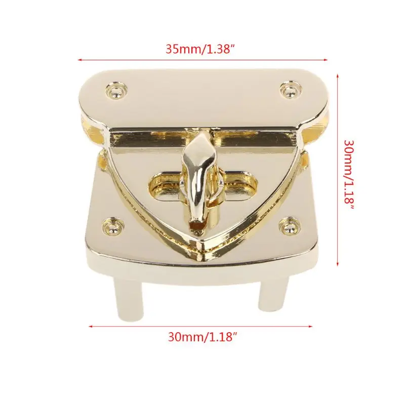 New Metal Clasp Turn Lock Twist Locks DIY Leather Handbag Bag Hardware Accessories P82C
New Metal Clasp Turn Lock Twist Locks DIY Leather Handbag Bag Hardware Accessories P82C