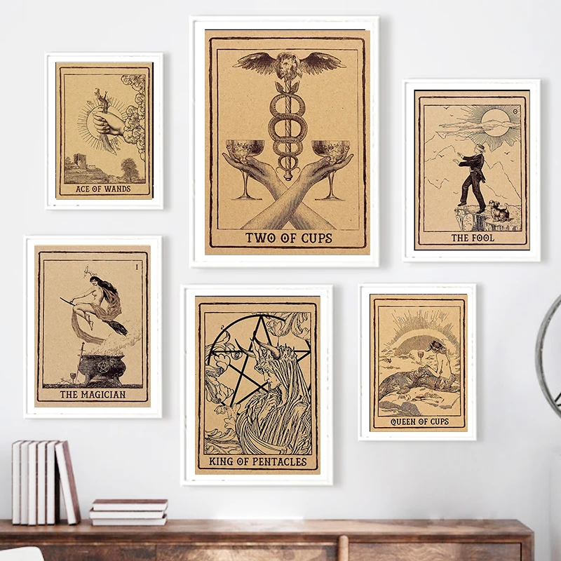 Tarot Magician Fool Hierophant Sun Wall Art Posters And Prints Nordic Retro Canvas Painting Living Room Home Decoration Picture
Tarot Magician Fool Hierophant Sun Wall Art Posters And Prints Nordic Retro Canvas Painting Living Room Home Decoration Picture