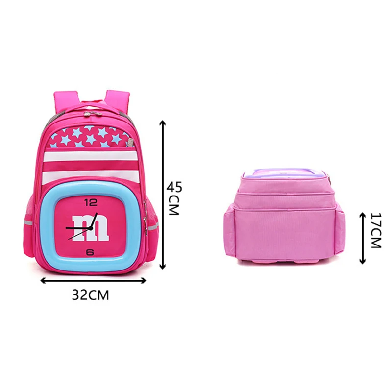Children School Bags Unisex Backpacks Kids Satchels Girls Primary School Backpack Boy Clock Pattern Bag 7-10Y mochila escolar
Children School Bags Unisex Backpacks Kids Satchels Girls Primary School Backpack Boy Clock Pattern Bag 7-10Y mochila escolar