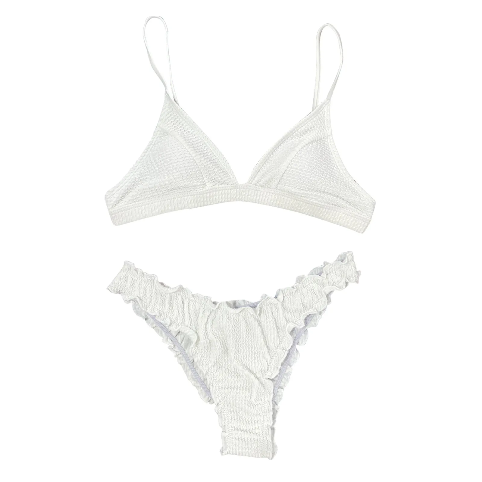 2021 Sexy Brazilian Bikinis Women Swimsuit Ruffled Swimwear Halter Bikini Set Push Up Beach Wear Bathing Suit Swimming Female
2021 Sexy Brazilian Bikinis Women Swimsuit Ruffled Swimwear Halter Bikini Set Push Up Beach Wear Bathing Suit Swimming Female