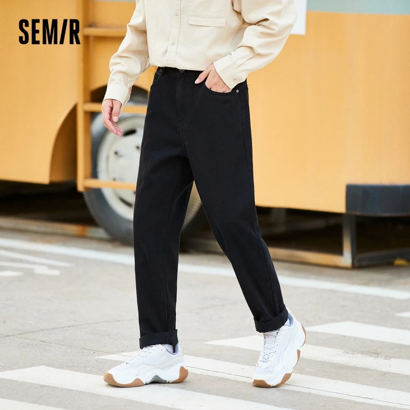 SEMIR Jeans Men Winter Fleece Warm Loose Tapered 2021 New Basic Personality Retro Male Growth Pants
SEMIR Jeans Men Winter Fleece Warm Loose Tapered 2021 New Basic Personality Retro Male Growth Pants