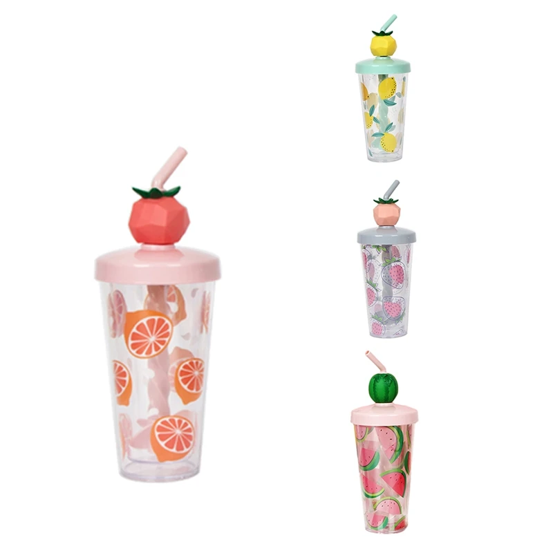 Colorful Fruit Mixing Cup Double Layer Transparent Straw Cup Summer Cold Drink Popular Creative Handy Cup
Colorful Fruit Mixing Cup Double Layer Transparent Straw Cup Summer Cold Drink Popular Creative Handy Cup