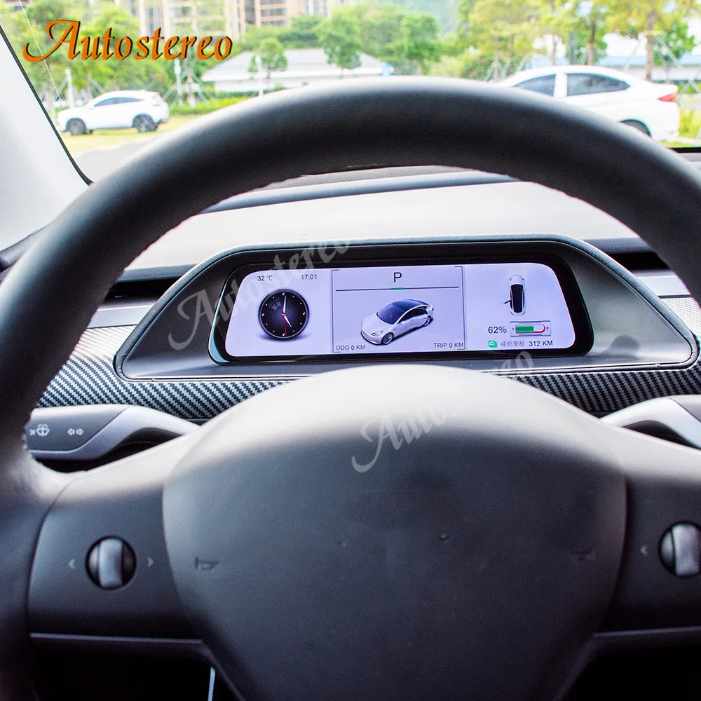 For Tesla Model 3 Model Y Android Carbon Fiber Digital Cluster Car LCD Dashboard Instrument Panel Multifunctional HD Headunit IP
For Tesla Model 3 Model Y Android Carbon Fiber Digital Cluster Car LCD Dashboard Instrument Panel Multifunctional HD Headunit IP