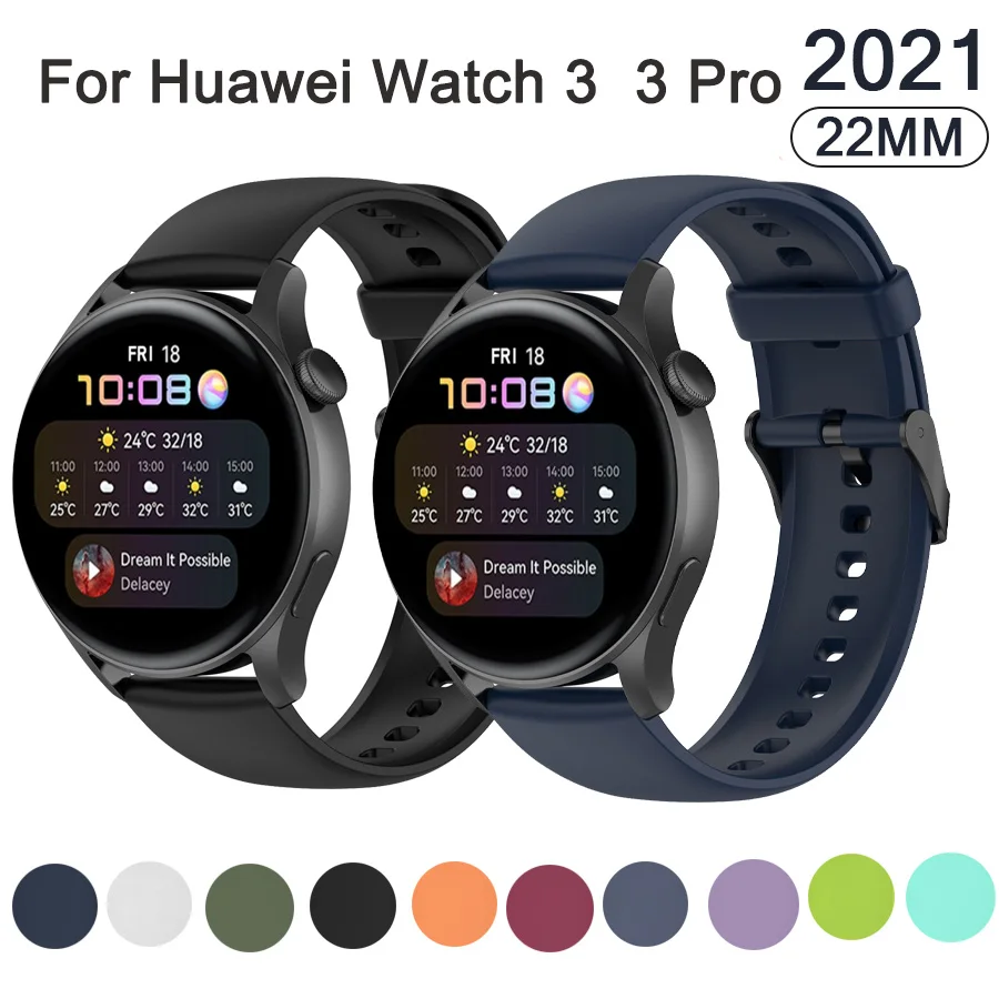 22mm Sport Soft Silicone Wactc Band For Amazfit GTR 47mm Bracelet Watch Strap For Huawei Watch 3 3 Pro GT 2 Pro GT3 Pro 46MM
22mm Sport Soft Silicone Wactc Band For Amazfit GTR 47mm Bracelet Watch Strap For Huawei Watch 3 3 Pro GT 2 Pro GT3 Pro 46MM