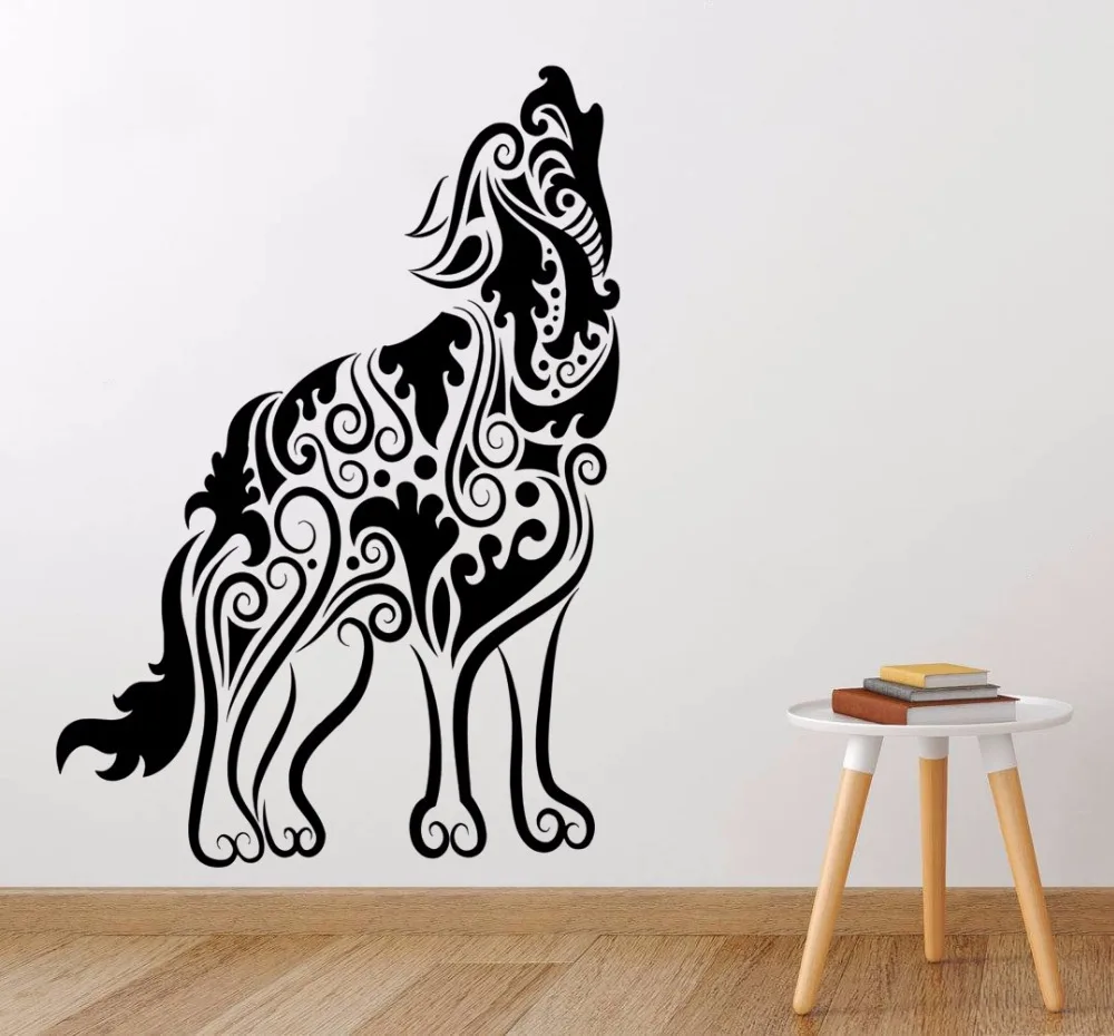 Art Wall Sticker Wolf Predator Wall Decor Tribal Vinyl Art Removeable Decoration Modern Animal Mural Poster LY136
Art Wall Sticker Wolf Predator Wall Decor Tribal Vinyl Art Removeable Decoration Modern Animal Mural Poster LY136