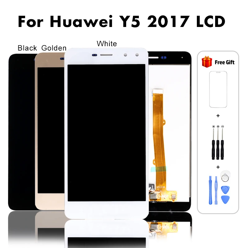 ЖК дисплей с дигитайзером сенсорного экрана для Huawei Y5 2017 / Y6 полный ремонт 5 дюймов