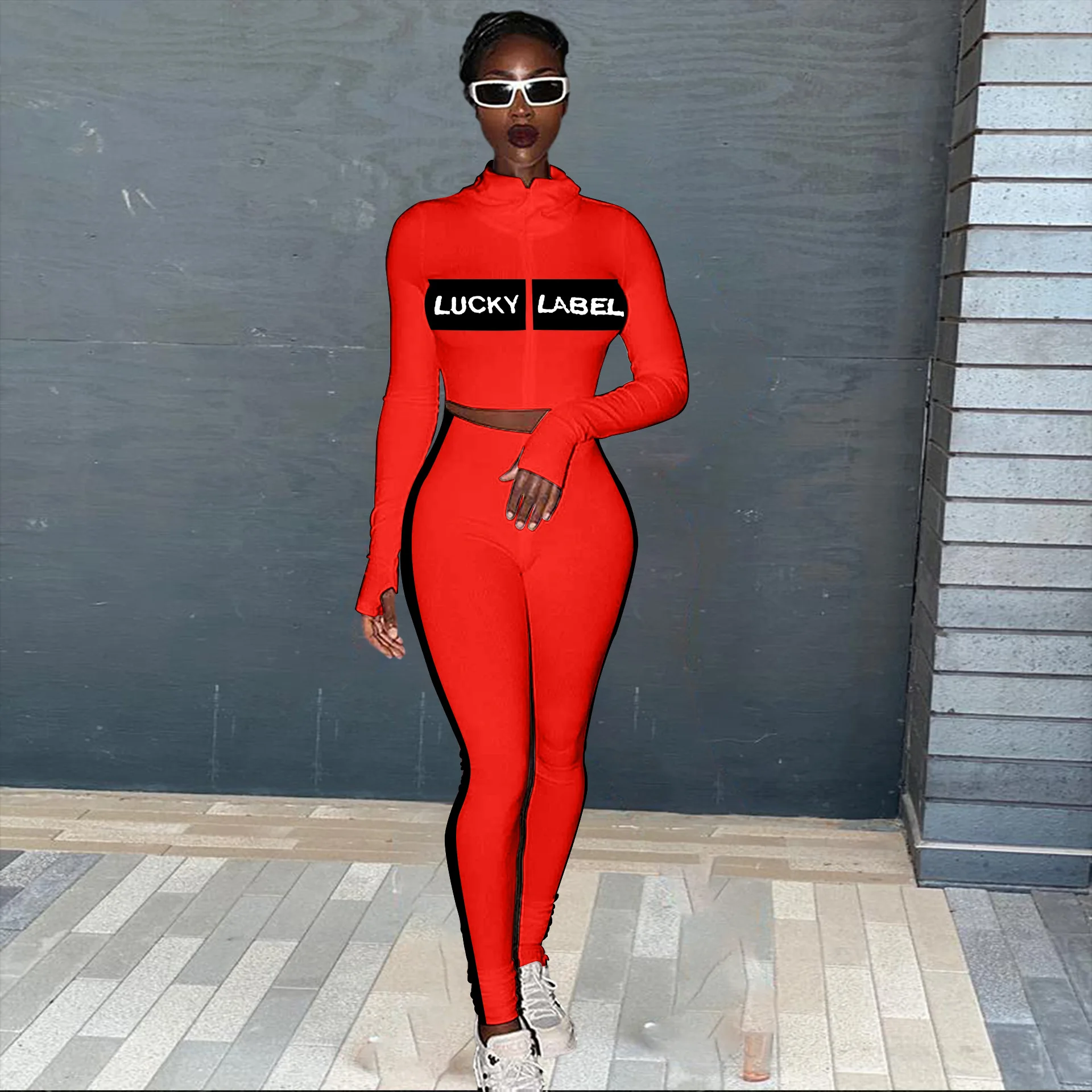 Ribbed Women's Set Lucky Label Turtleneck Sweater Crop Top Pants Set Activewear Tracksuit Two Piece Set Fitness Outfit
Ribbed Women's Set Lucky Label Turtleneck Sweater Crop Top Pants Set Activewear Tracksuit Two Piece Set Fitness Outfit