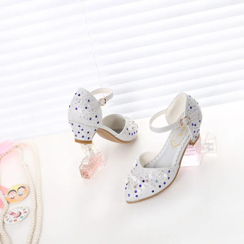 2018 New Pearl Shoes For Girls Sandals Children's High Heels Student Dance Shoes Performance Shoes Size 28-37
2018 New Pearl Shoes For Girls Sandals Children's High Heels Student Dance Shoes Performance Shoes Size 28-37