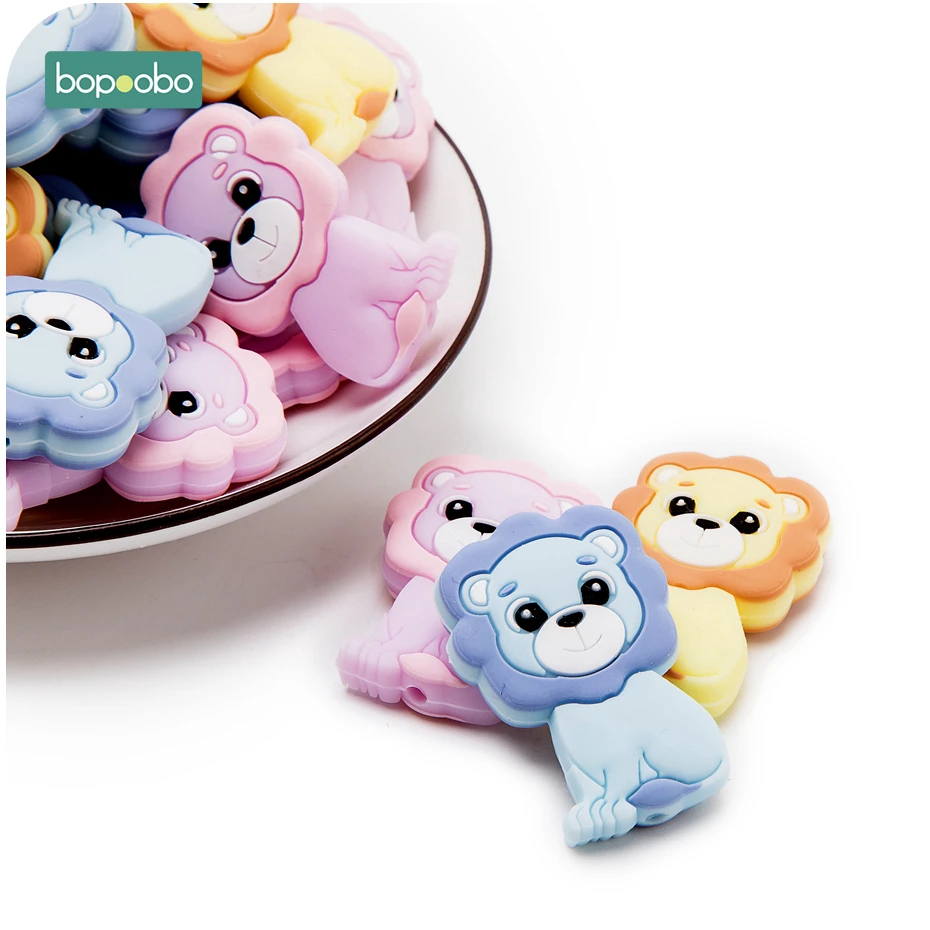 10pcs Food Grade Silicone Mini Lion Beads Baby Teethers Bpa Free Baby Chewable Teething For DIY Necklace Rodents Beads
10pcs Food Grade Silicone Mini Lion Beads Baby Teethers Bpa Free Baby Chewable Teething For DIY Necklace Rodents Beads