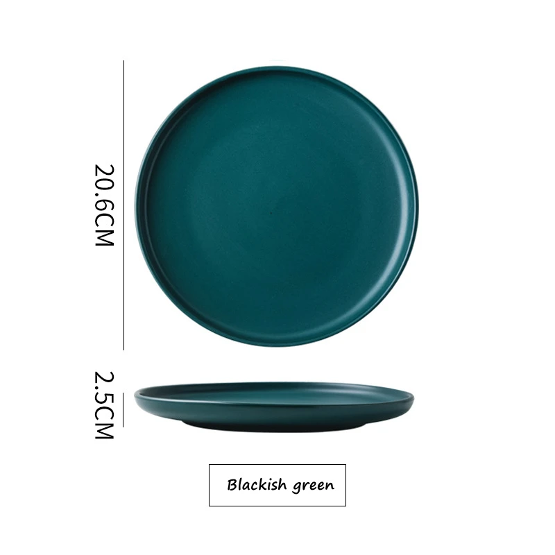 8 Inch Ins Nordic Tableware Ceramic Matte Glaze Home Tray Western Food Plates Salad Dish Steak Plates Dinner Tray for Steak Cake
8 Inch Ins Nordic Tableware Ceramic Matte Glaze Home Tray Western Food Plates Salad Dish Steak Plates Dinner Tray for Steak Cake