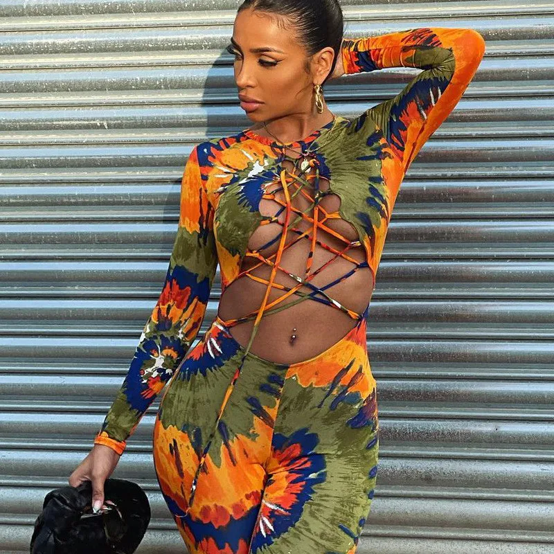 2021 Summer Jumpsuit Women Rompers Sexy Long Sleeve Print Flare Pants Skinny Hollow Out Fashion Casual Club Romper Female Blusas
2021 Summer Jumpsuit Women Rompers Sexy Long Sleeve Print Flare Pants Skinny Hollow Out Fashion Casual Club Romper Female Blusas