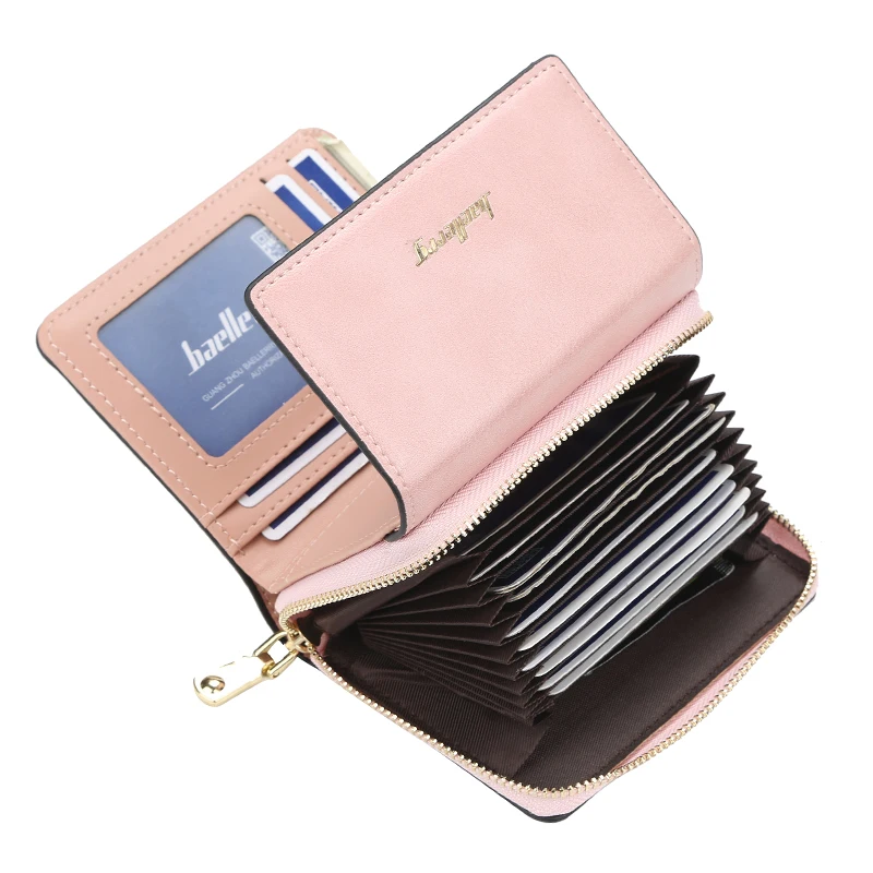 Baellerry Fashion Women Card Holder Multiple Card Slots Wallet Hasp Short Wallet Pu Purse Female Money Small Zipper Coin Pocket
Baellerry Fashion Women Card Holder Multiple Card Slots Wallet Hasp Short Wallet Pu Purse Female Money Small Zipper Coin Pocket