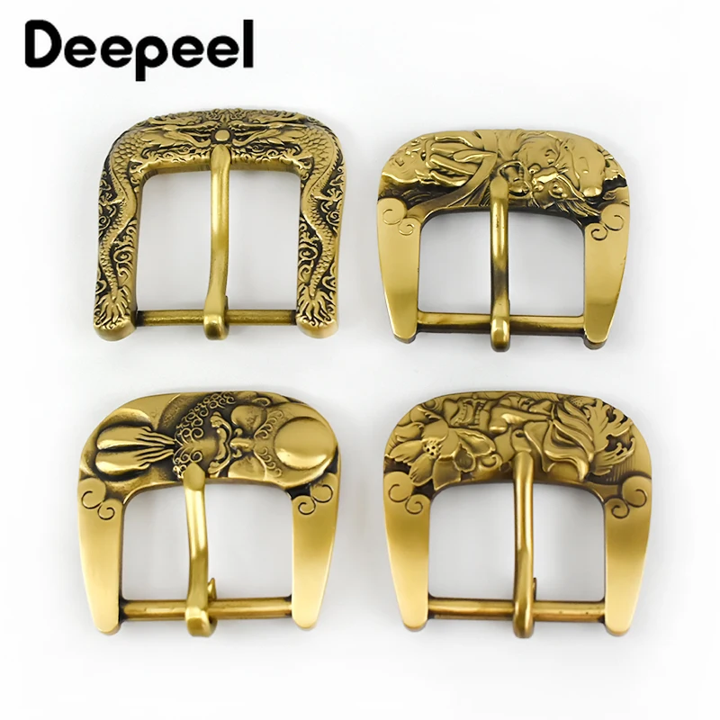 Deepeel ID 40mm Men's Solid Brass Belt Pin Buckle Dragon Style Buckles for Pants Jeans DIY Clothing Decor Accessories AP661
Deepeel ID 40mm Men's Solid Brass Belt Pin Buckle Dragon Style Buckles for Pants Jeans DIY Clothing Decor Accessories AP661