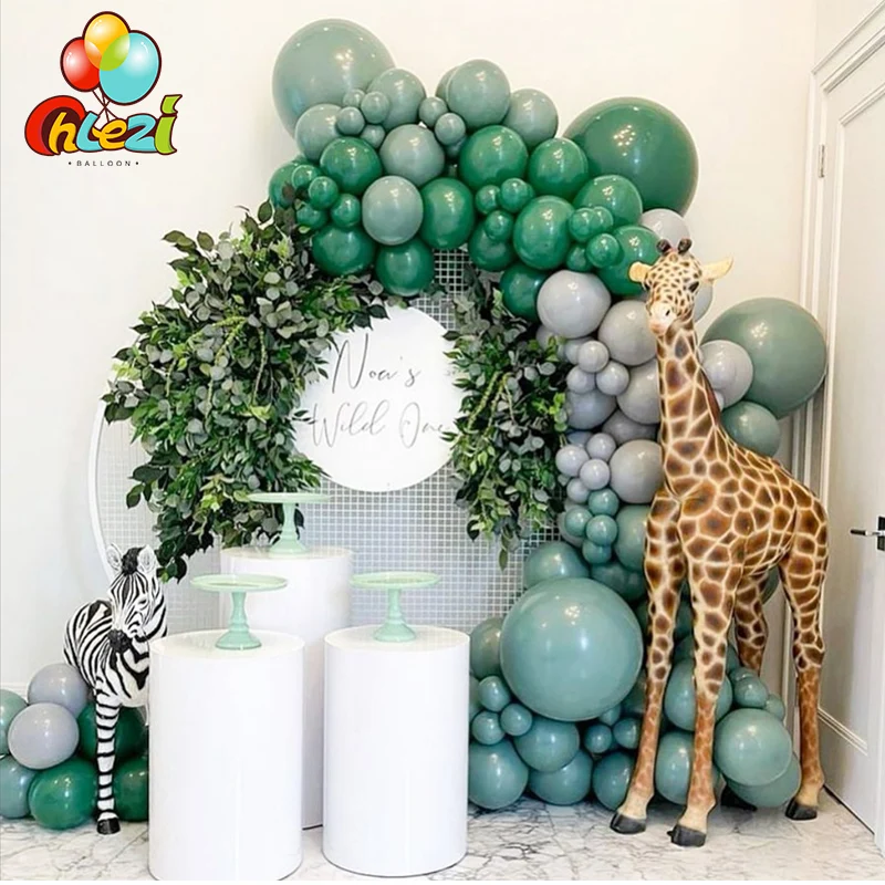 Retro Green Gray Balloons Garland Arch Kit Vintage Premium Green Latex Globos Jungle Theme Wedding Birthday Party Decorations
Retro Green Gray Balloons Garland Arch Kit Vintage Premium Green Latex Globos Jungle Theme Wedding Birthday Party Decorations