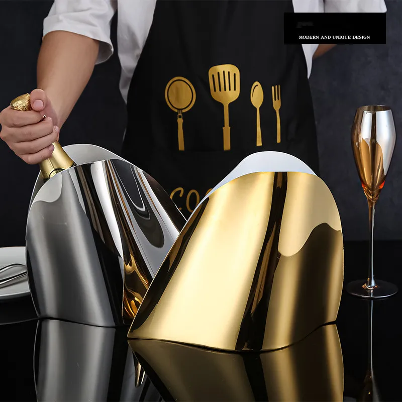 Stainless steel champagne bucket iced champagne wine beer bucket bar KTV utensils stainless steel ice bucket ice bucket buckets
Stainless steel champagne bucket iced champagne wine beer bucket bar KTV utensils stainless steel ice bucket ice bucket buckets