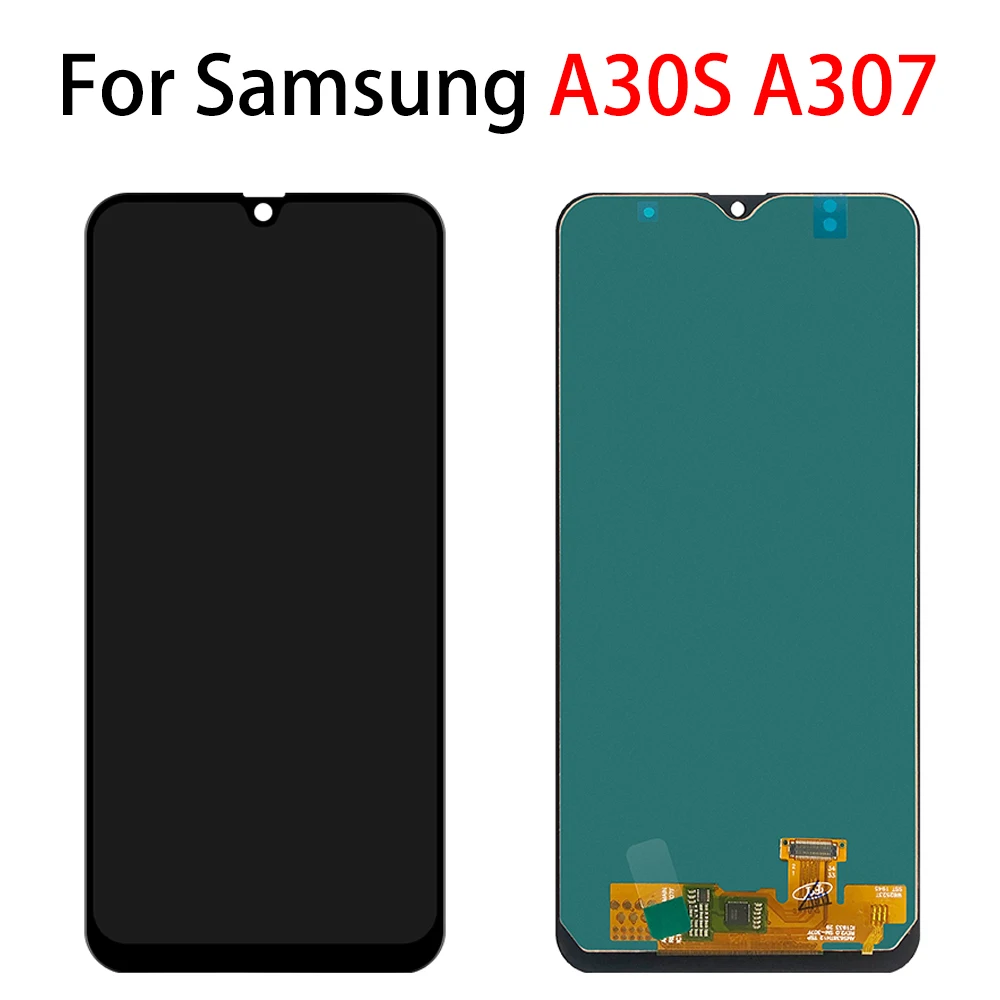 Оригинальный AMOLED-дисплей для Samsung A30s A307 A307F A307G, дисплей для Samsung Galaxy A30S, ЖК-дисплей с сенсорным экраном и дигитайзером в сборе
Оригинальный AMOLED-дисплей для Samsung A30s A307 A307F A307G, дисплей для Samsung Galaxy A30S, ЖК-дисплей с сенсорным экраном и дигитайзером в сборе