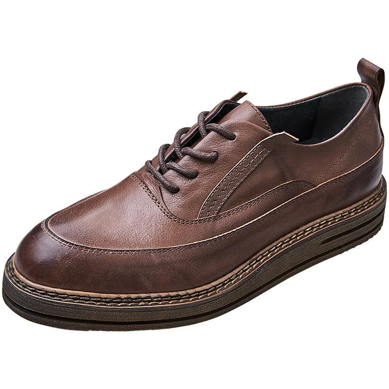 Spring And Autumn Summer Business Shoes Male Mens Shoes Fashion Genuine Leather Retro Shoes Men Casual ShoesAll Match Cowhide
Spring And Autumn Summer Business Shoes Male Mens Shoes Fashion Genuine Leather Retro Shoes Men Casual ShoesAll Match Cowhide