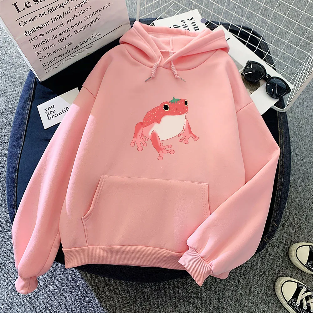 Frog Sweatshirt Oversized Clothes Harajuku Long Sleeve Hooded Hoodie for Girls Women Hoodies Pocket Pink Sweatshirts
Frog Sweatshirt Oversized Clothes Harajuku Long Sleeve Hooded Hoodie for Girls Women Hoodies Pocket Pink Sweatshirts