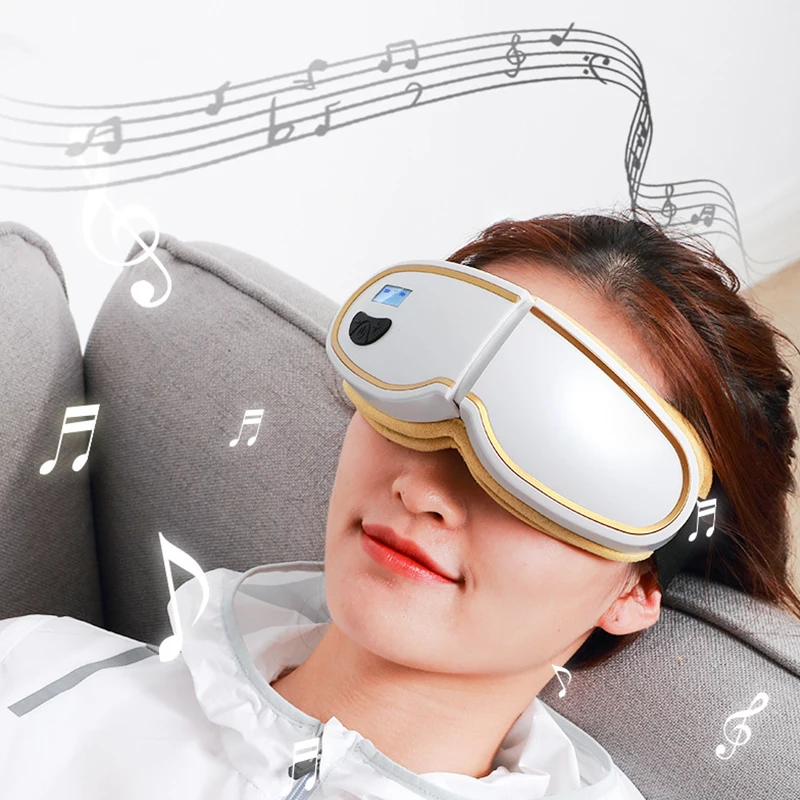 Eye Massager With Heat 4D Smart Airbag Vibration Eye Care Instrument Compress Bluetooth Eye Massage Glasses Fatigue Wrinkle
Eye Massager With Heat 4D Smart Airbag Vibration Eye Care Instrument Compress Bluetooth Eye Massage Glasses Fatigue Wrinkle