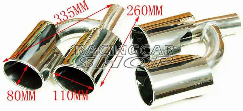 Выхлопные наконечники для Mercedes Benz AMG S65 S63 C class E S M W221 W212 W204 W219 W218 W208 W209 W164 R171 R1