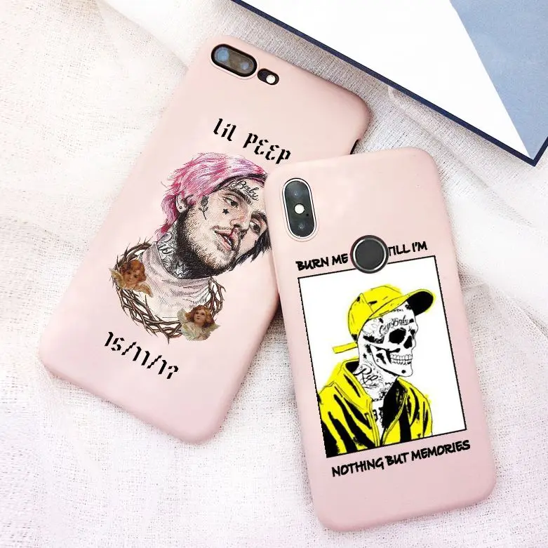 Hellboy Lil Peep Life Beautiful Cry Soft Pastel Pink Phone Case For HUAWEI Mate 10 20 30 P10 P20 P30 Lite Plus Pro Funda Cover | Мобильные