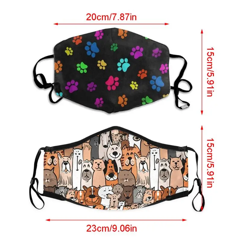 Print Mouth Mask with 4 Pcs Filter Dustproof Half Face Cover Washable Windproof Mouth Mask
Print Mouth Mask with 4 Pcs Filter Dustproof Half Face Cover Washable Windproof Mouth Mask