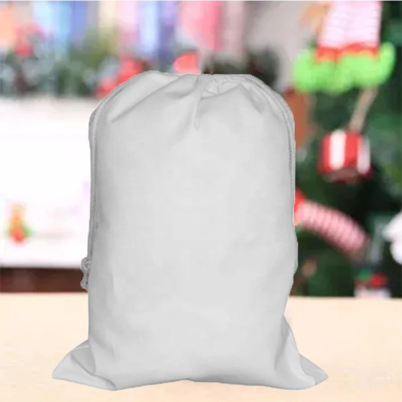20pcs/lot Fashionable White Sublimation Santa Sacks DIY Blanks Large Capacity Candy Drawstring Bag Christmas Eve Ornament Gift
20pcs/lot Fashionable White Sublimation Santa Sacks DIY Blanks Large Capacity Candy Drawstring Bag Christmas Eve Ornament Gift