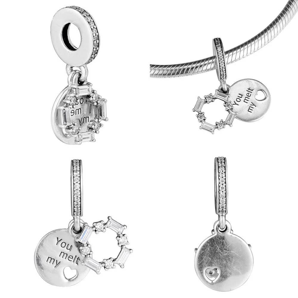 You Melt My Clear Ice Crystal Silver 925 Pendant Charms Beads for Women Original Sterling Bracelets Bangle Necklace Jewelry DIY
You Melt My Clear Ice Crystal Silver 925 Pendant Charms Beads for Women Original Sterling Bracelets Bangle Necklace Jewelry DIY