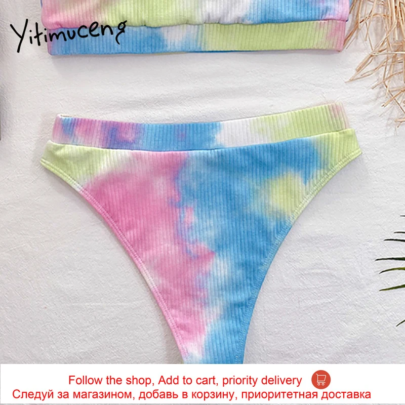 Yitimuceng Mini Tie Dye 2 Piece Sets Womens Swimming Beach Bikini 2021 Summer Spaghetti Strap Swimsuit Backless Bathing Suit New
Yitimuceng Mini Tie Dye 2 Piece Sets Womens Swimming Beach Bikini 2021 Summer Spaghetti Strap Swimsuit Backless Bathing Suit New